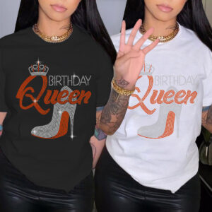 Letter Crew Neck Short Sleeve Fashion T-Shirt